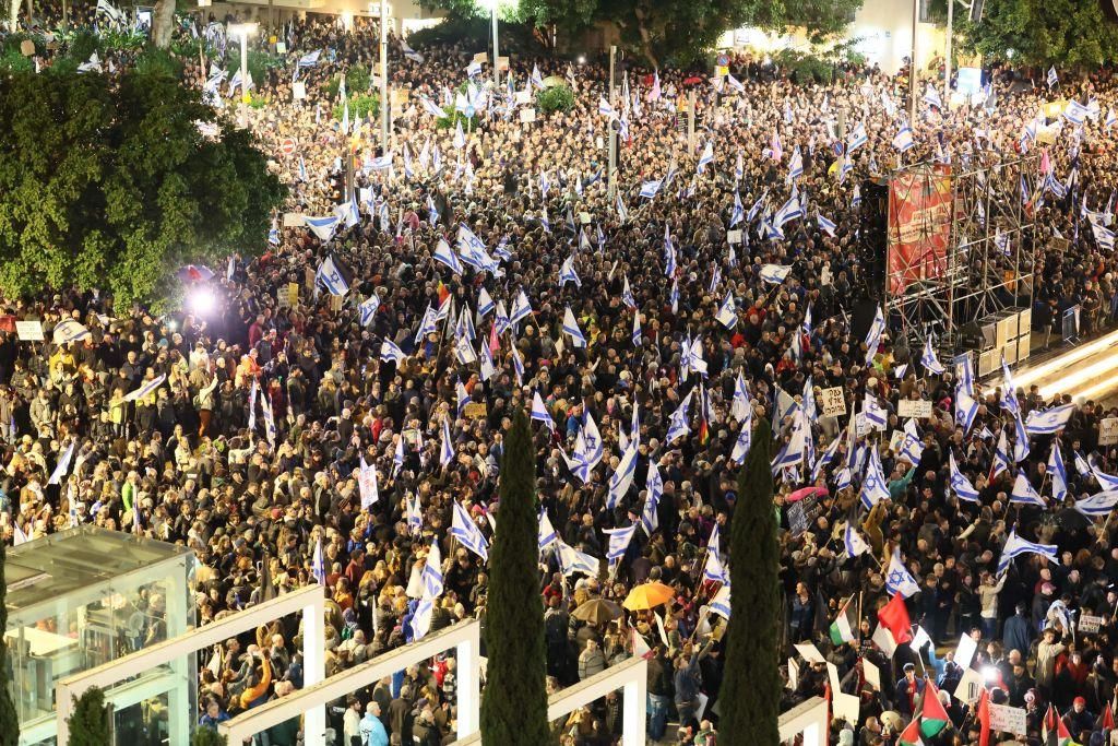 Tel Aviv Protest Against Benjamin Netanyahu